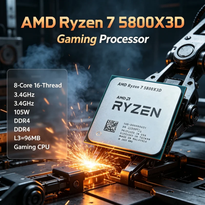 Amd Cpu Ryzen 7 - Processore Gaming AMD R7 5800X3D 96