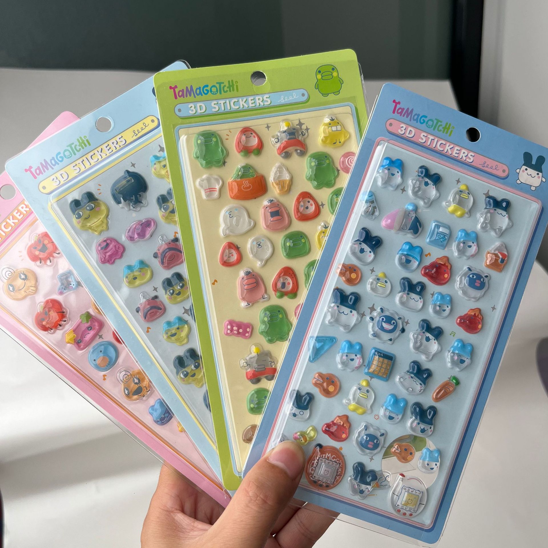 Laptop Accessories Gifts - Adesivi 3D Puffy Tamagotchi Carini, Decalcomanie