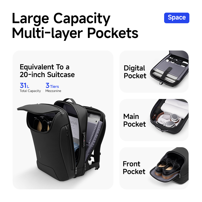 Zaino Smart da Uomo MARK RYDEN - Laptop Accessories Travel Case recensione e prezzo