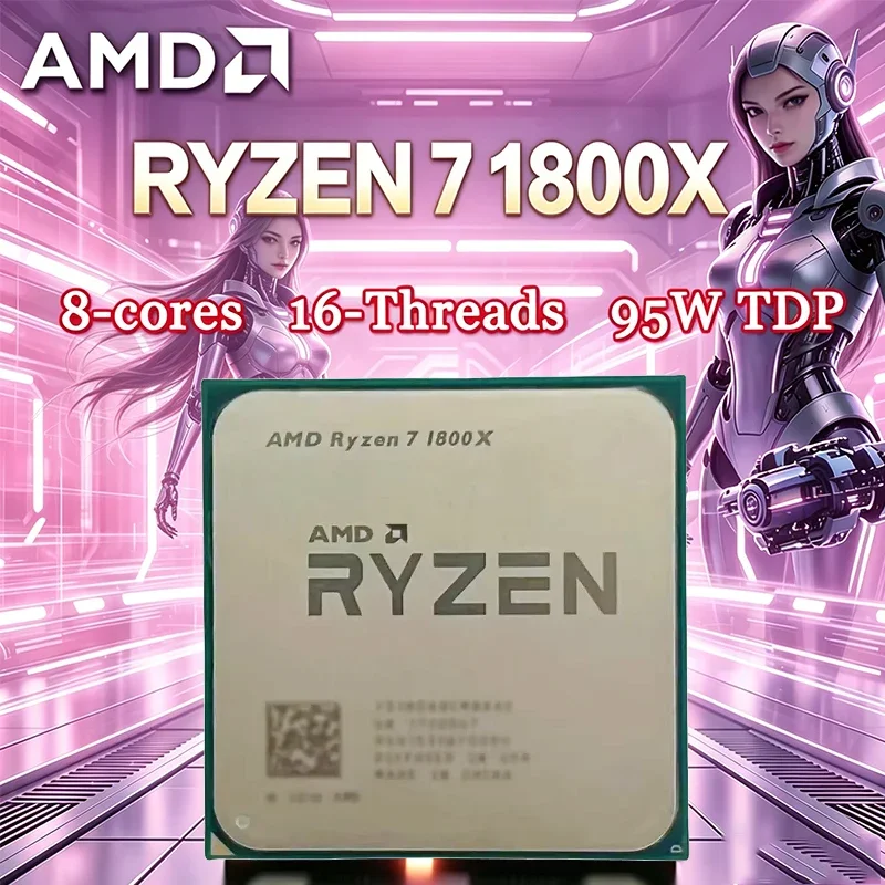 AMD Ryzen 7 1800X CPU 3.60GHz- - Amd Cpu Ryzen 7 recensione e prezzo