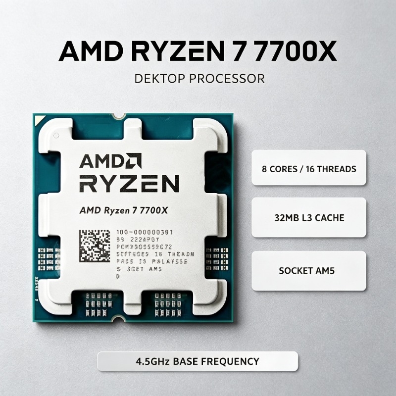 AMD Ryzen 7 7700X CPU Multi‑Ta - Amd Cpu Ryzen 7 recensione e prezzo