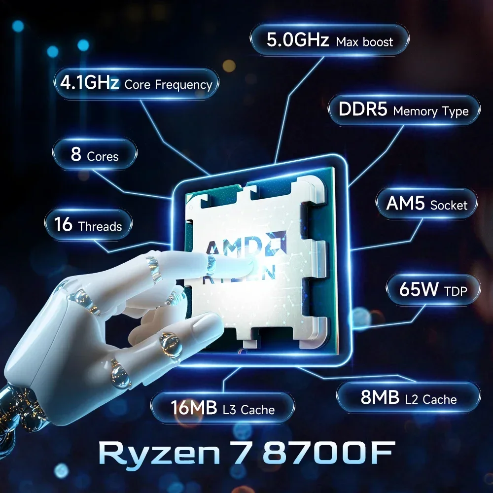 AMD Ryzen 7 8700F Nuovo Proces - Amd Cpu Ryzen 7 recensione e prezzo