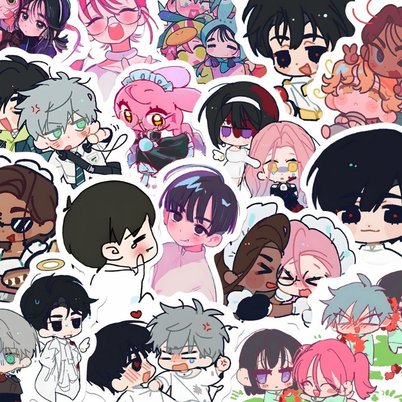 Set di 80 Adesivi Cartoon Anim - Laptop Accessories Gifts recensione e prezzo