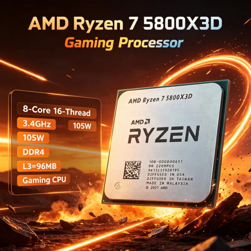 Processore Gaming AMD R7 5800X - Amd Cpu Ryzen 7 recensione e prezzo